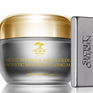 SECRET COLLAGEN MULTI VITAMIN E, A & C GOLDEN MAGNETIC MUD REVITALIZING MASK-1.7